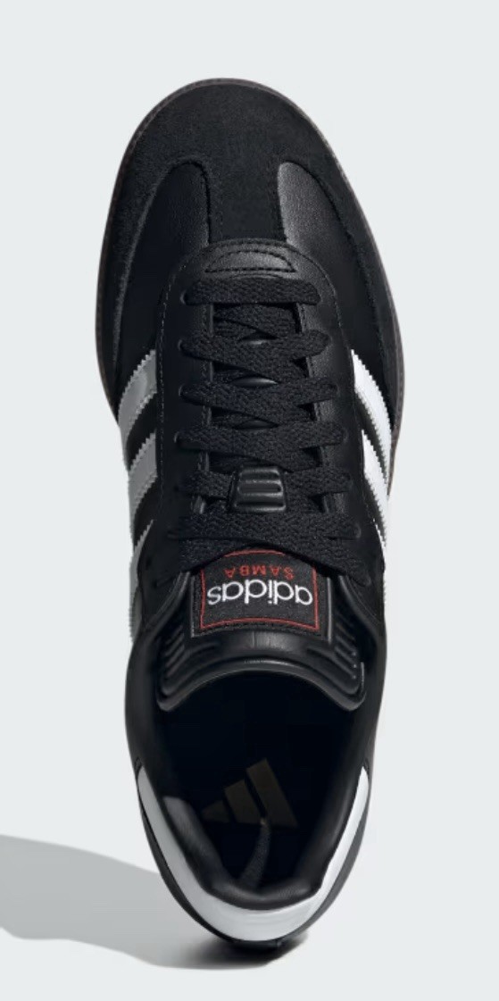 Size 13.5 Men’s adidas Samba Indoor Soccer Shoes Black White Women’s Size 14.5