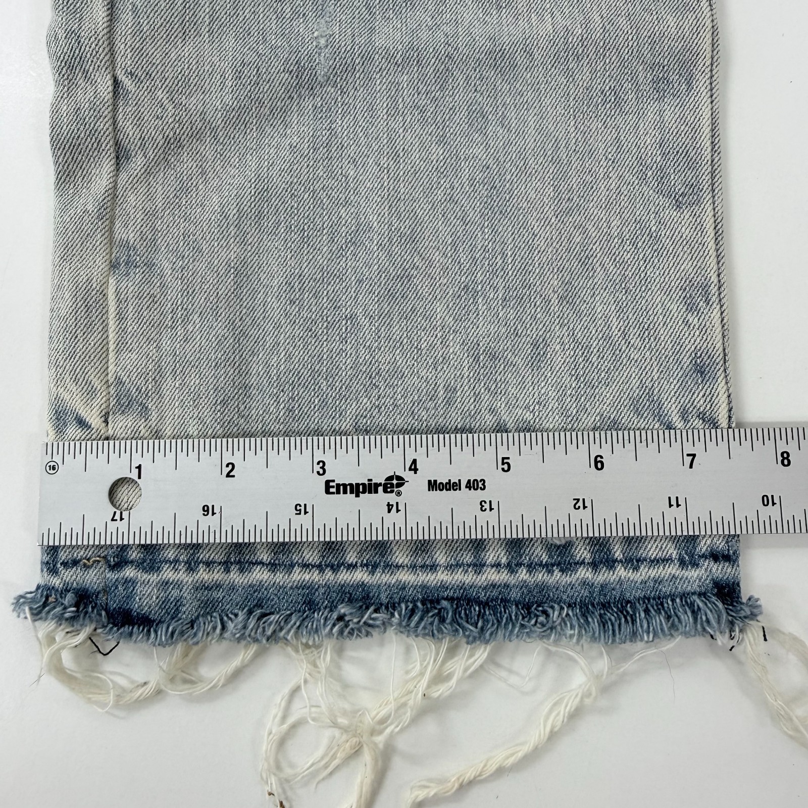 MNML V291 Jeans Patchwork Mens 30 Button Fly Y2K Denim Texture Pattern Pants