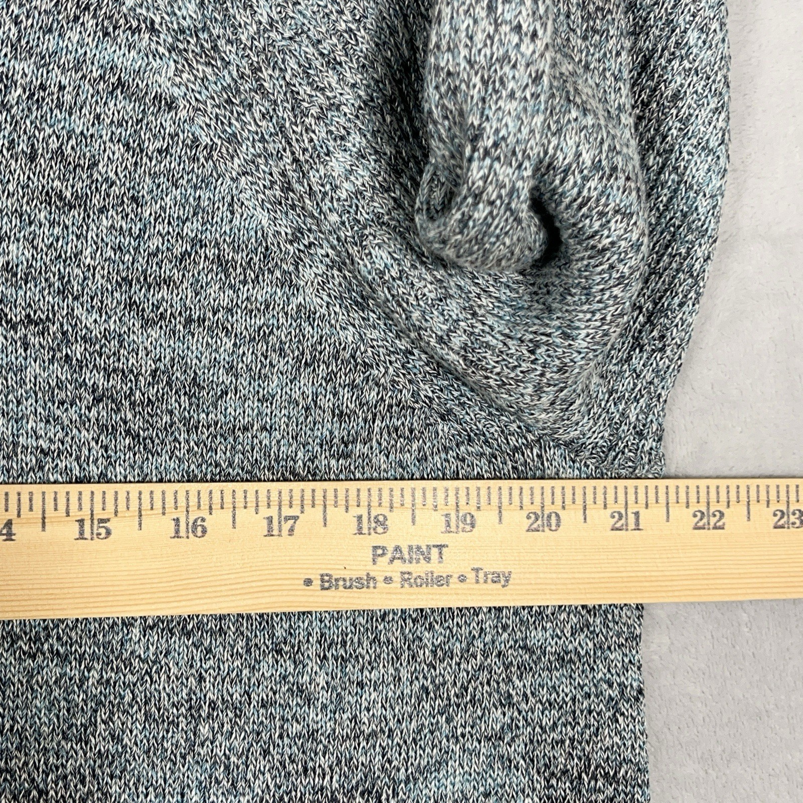Pure J Jill Pullover Linen Blend Sweater Tunic Langenlook Womens XL Aqua Green