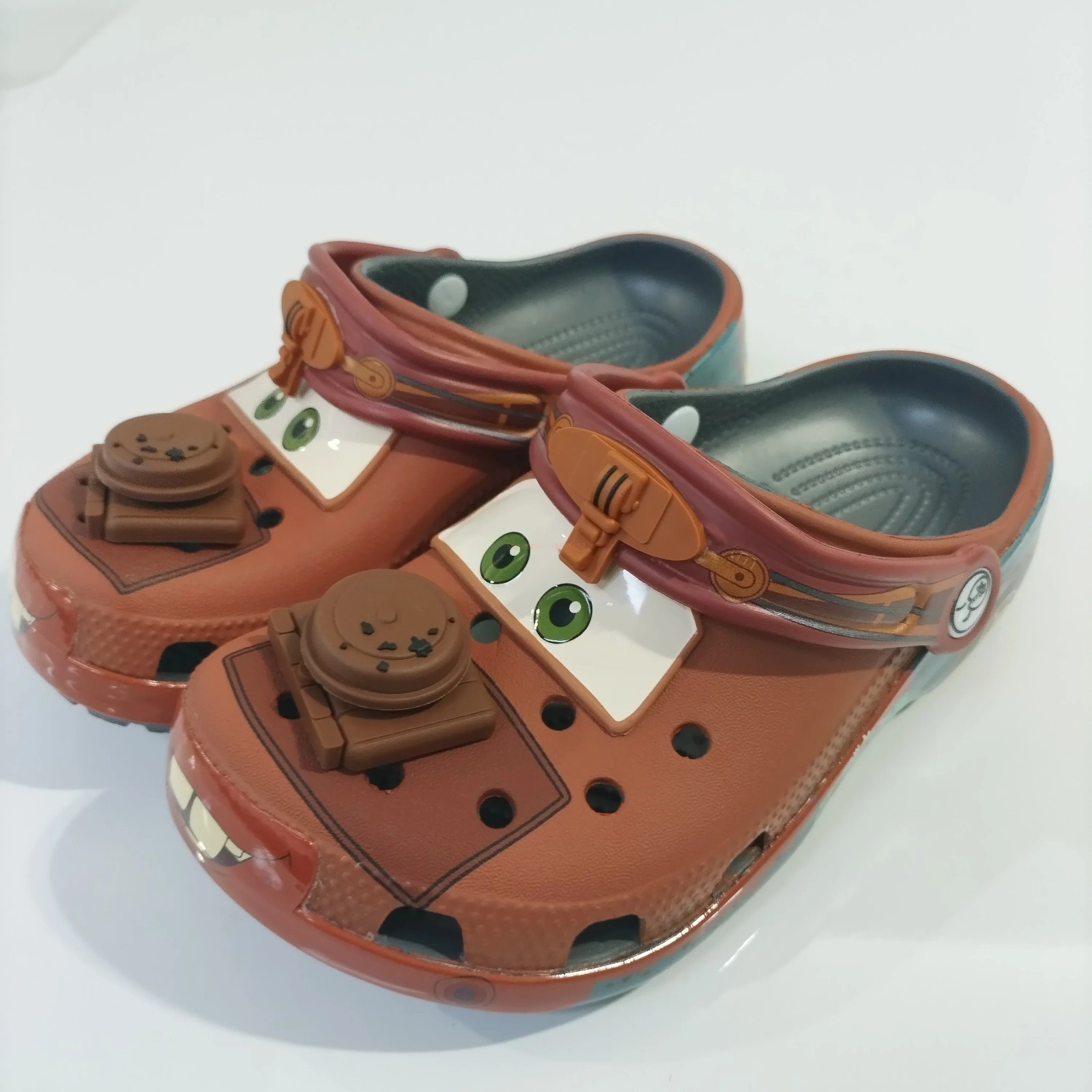 Disney Cars Mater Character Brown Clogs Adults Kids Classic Slip-On Shoes Gift