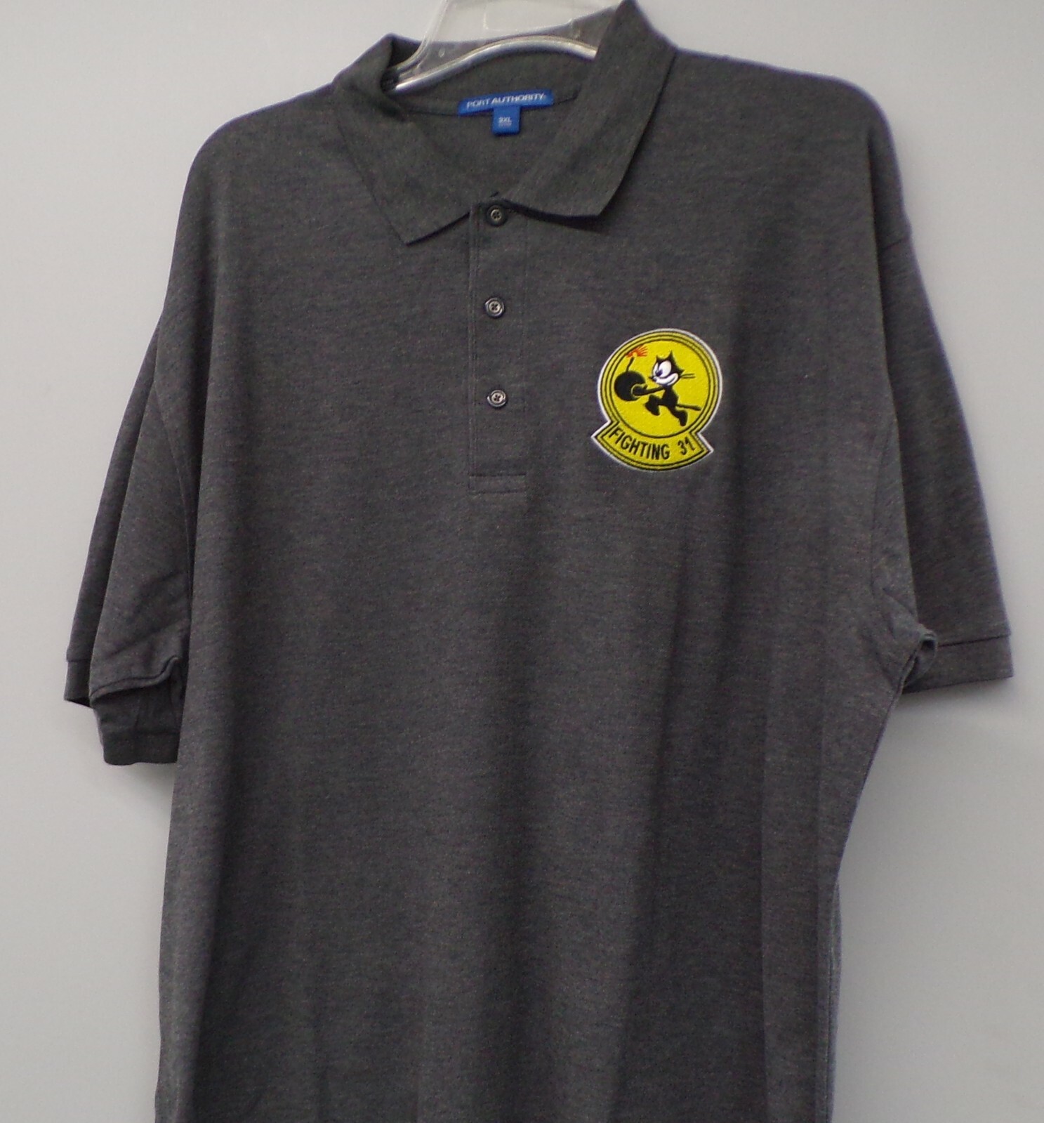 VF/VFA-31 Tomcatters Felix The Cat Navy Squadron Mens Polo XS-6XL, LT-4XLT New