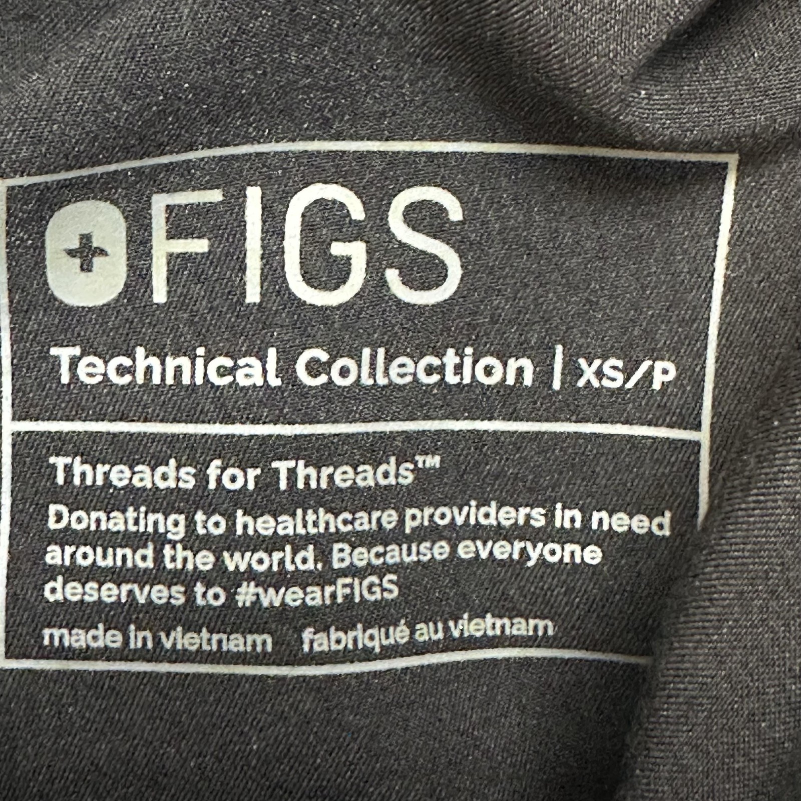 FIGS Maternity Jogger Pants Womens XS Black Cargo Scrub W22SW2006P Pockets