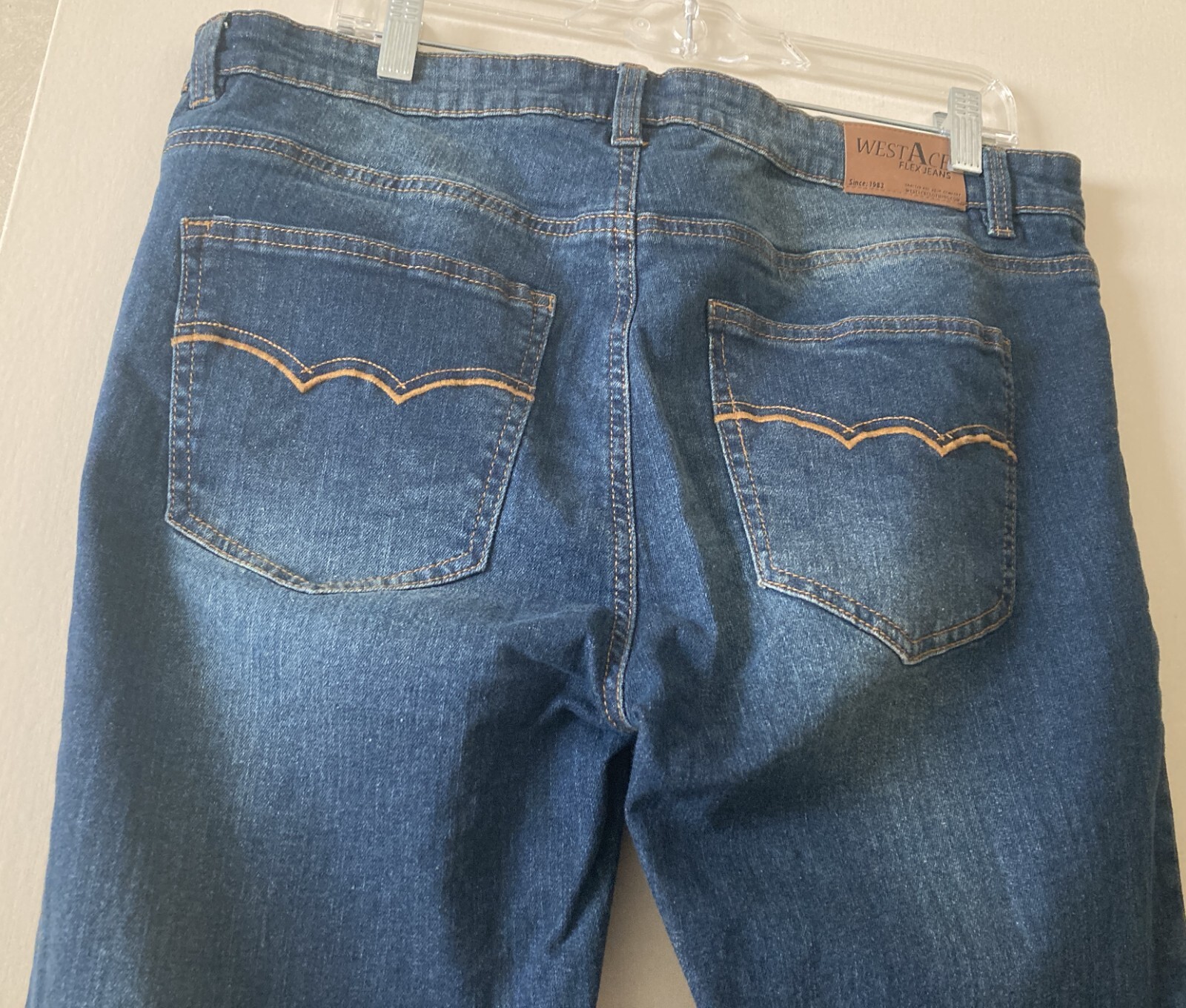 WestAce FLEX JEANS MEN’S BLUE DENIM WEAR SIZE 34/32