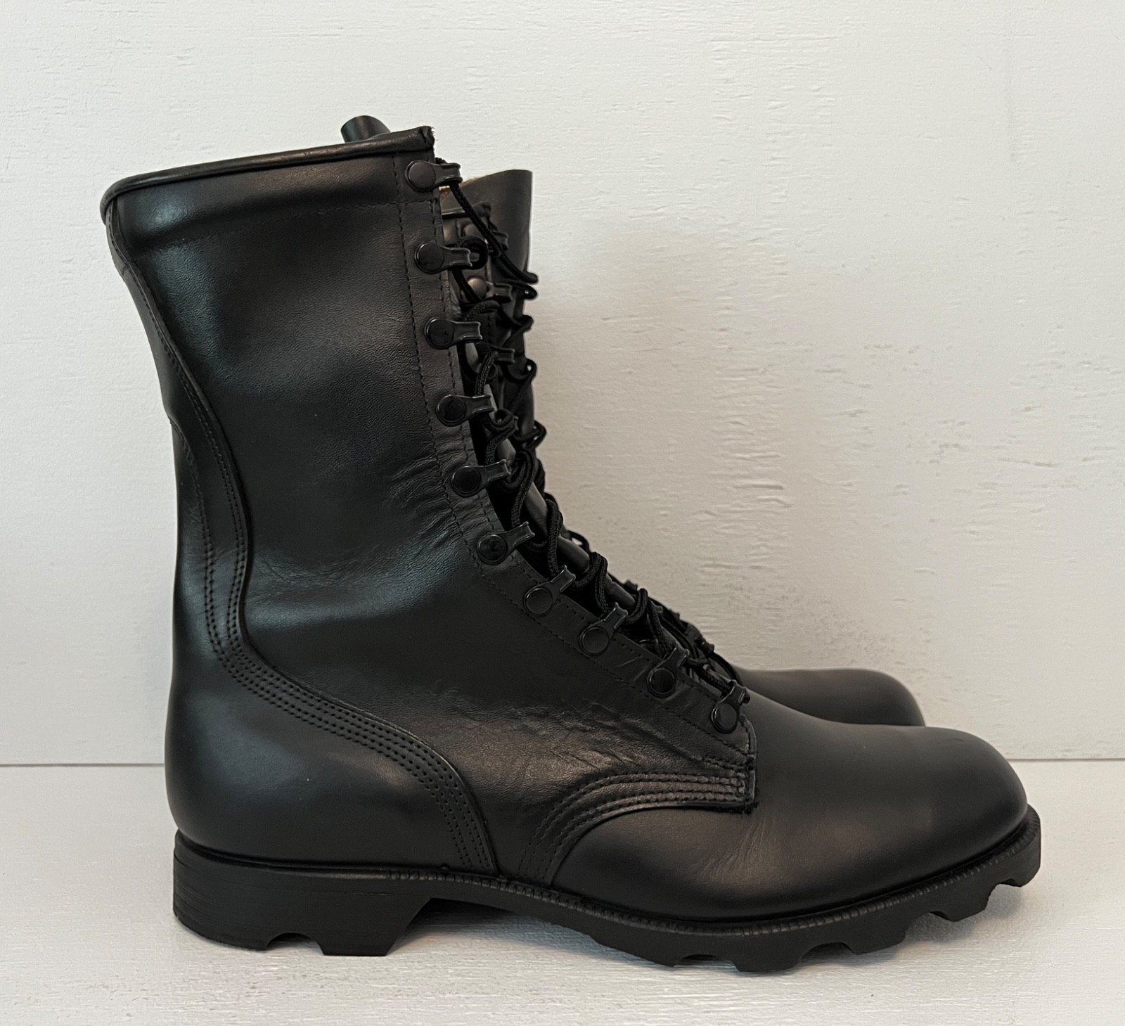 Altama Ro-Search Vintage 1989 US Military Black Leather Combat Boots Mens 12R