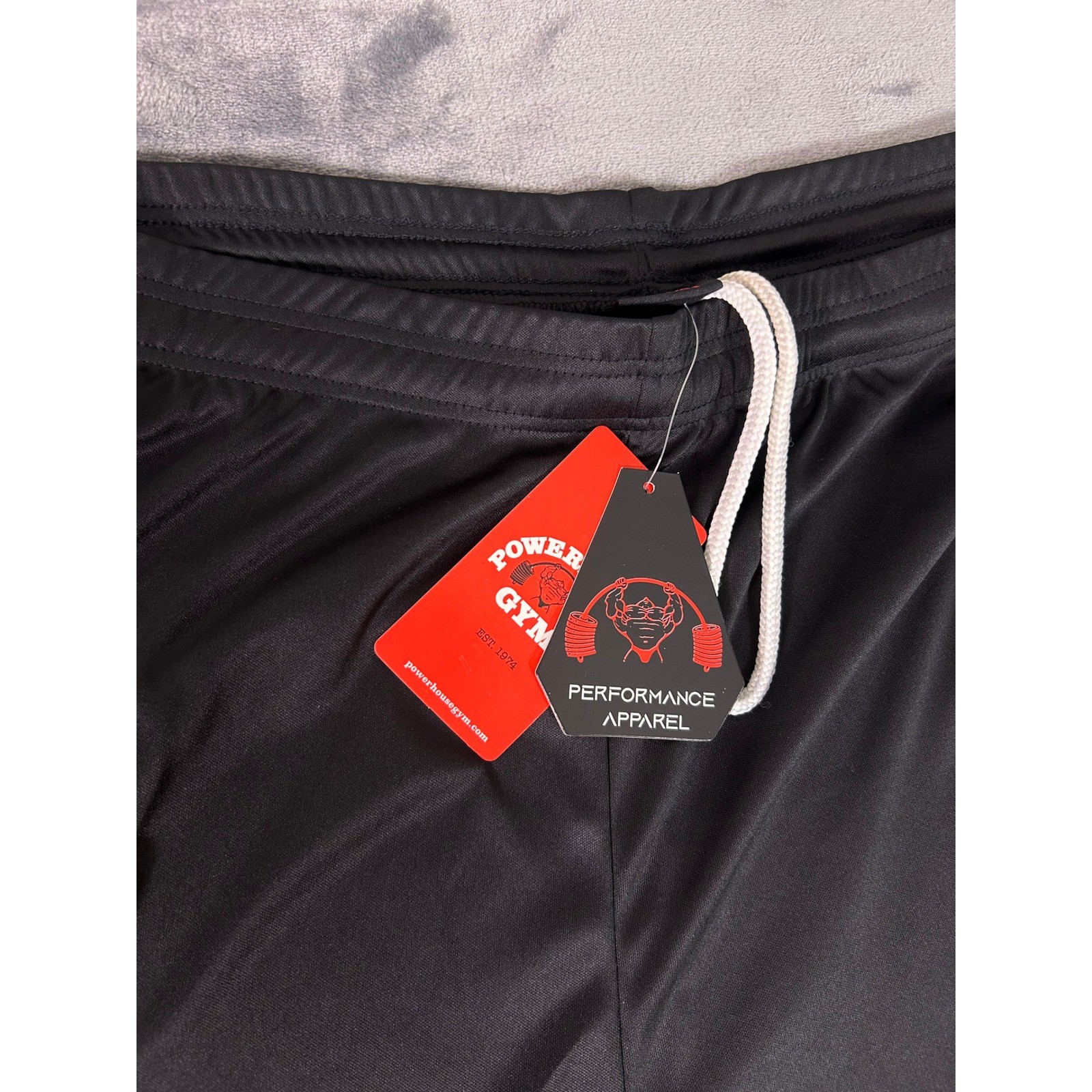 Y2K Powerhouse Gym Men’s Performance Training Shorts XL Black Athletic NWT