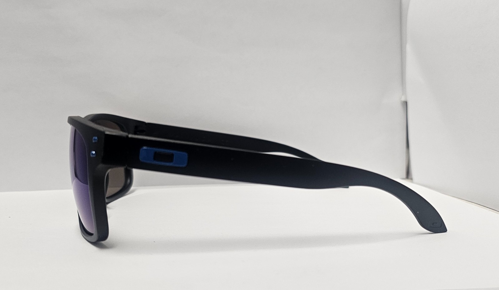 Holbrook Style Black Frames with Dark Blue UV400 Lens Sunglasses