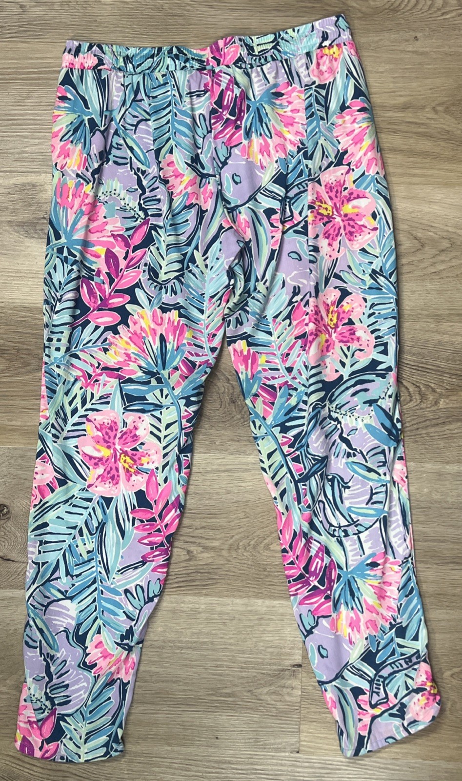 Lilly Pulitzer Piper Ankle Pant Slathouse Soiree Tropical Vacation Summer Wear S