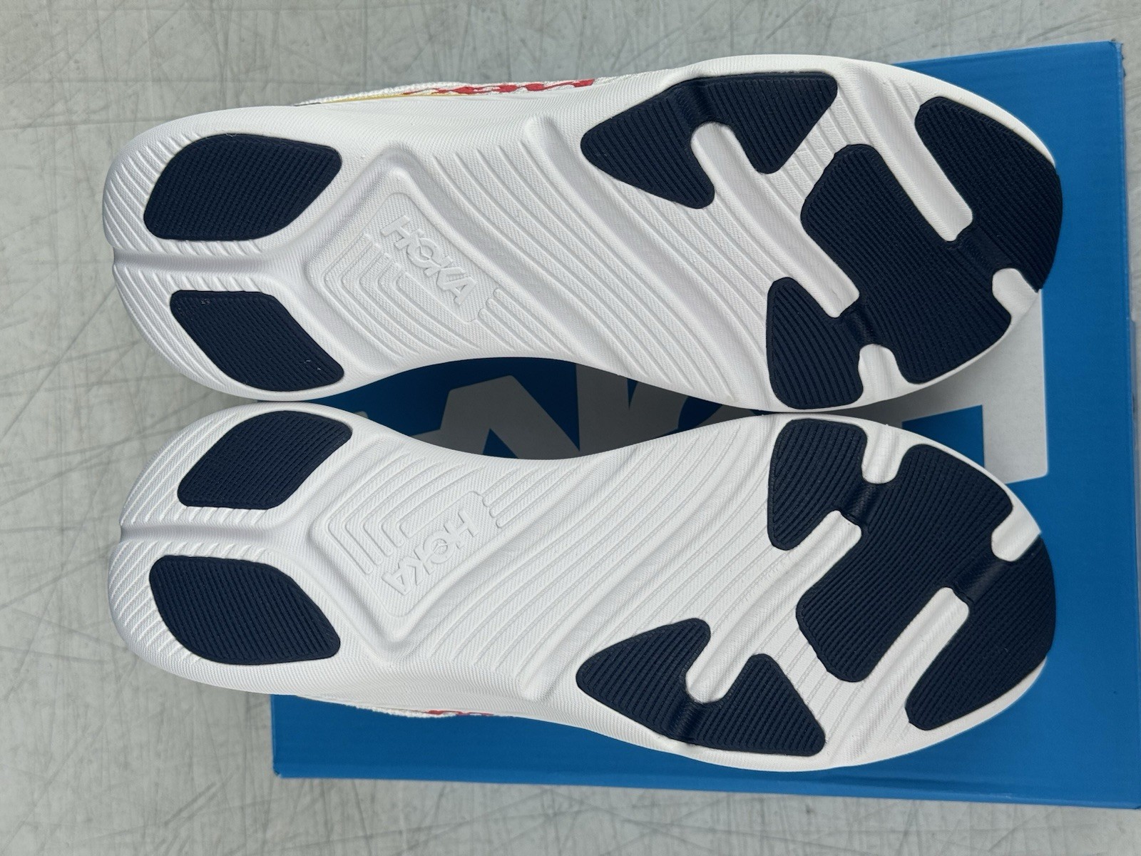HOKA One One Solimar Women’s Running Shoes White Blue 1123075 GRTC NEW Size 9 B