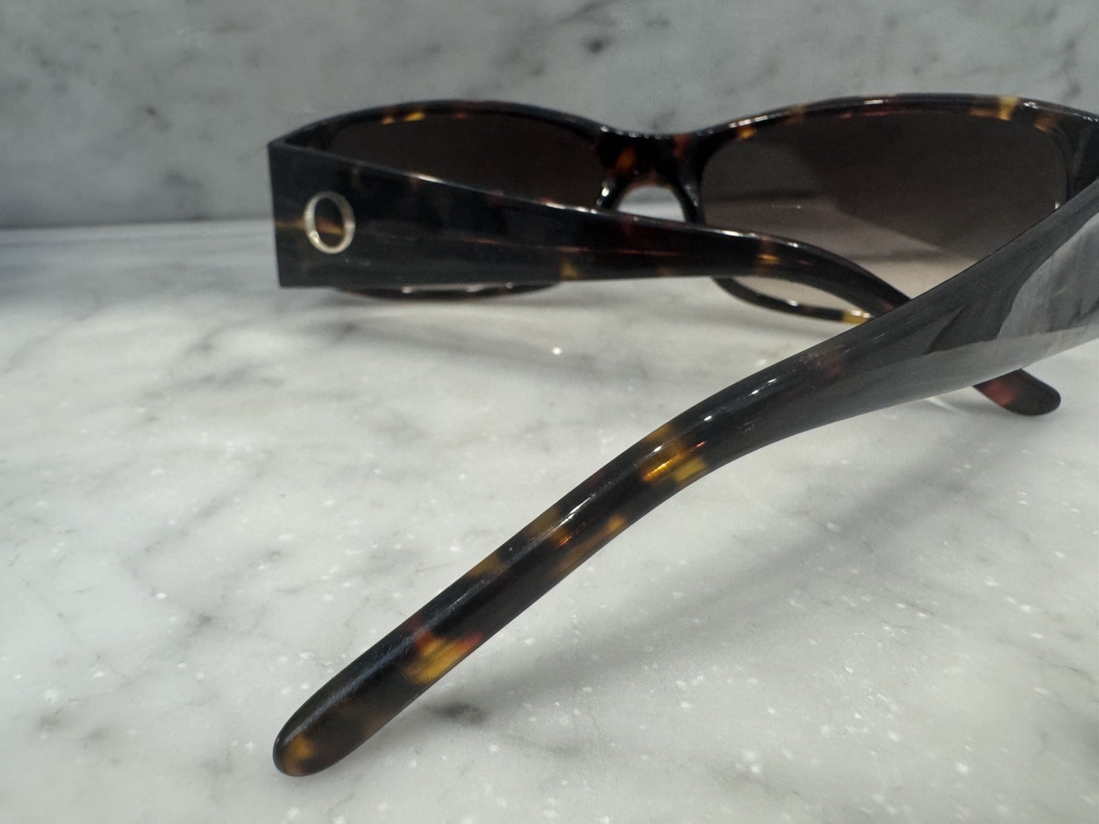 Vintage 1990s Oroton Honolulu Sunglasses Tortoiseshell Brown Gradient Lenses Y2K