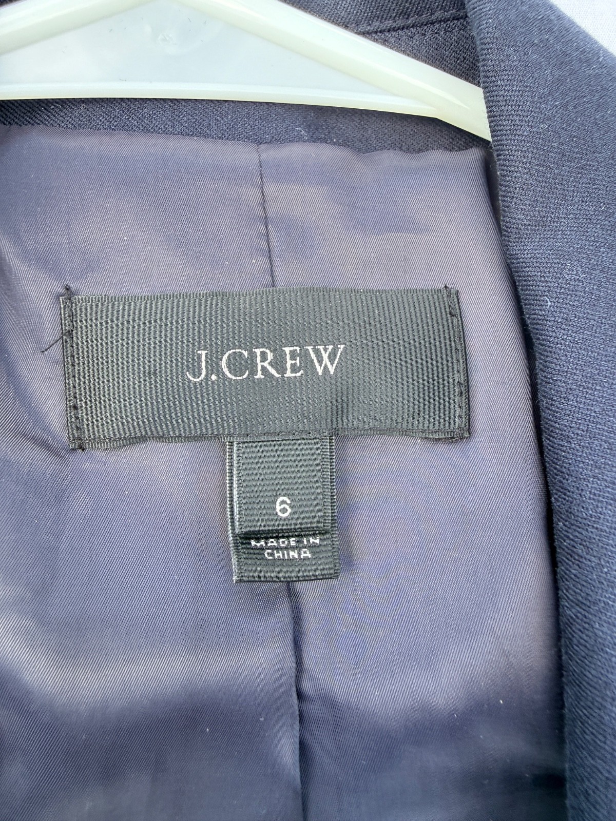 J. Crew Women’s Flap Pocket Blazer — Deep Navy