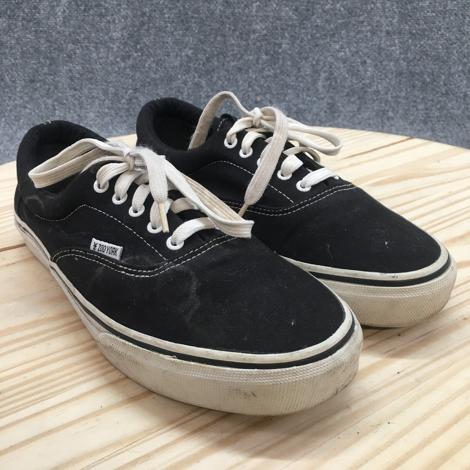 Zoo York Sneaker Mens 9.5 Black Skateboarding Lace Up Casual Comfort 42190