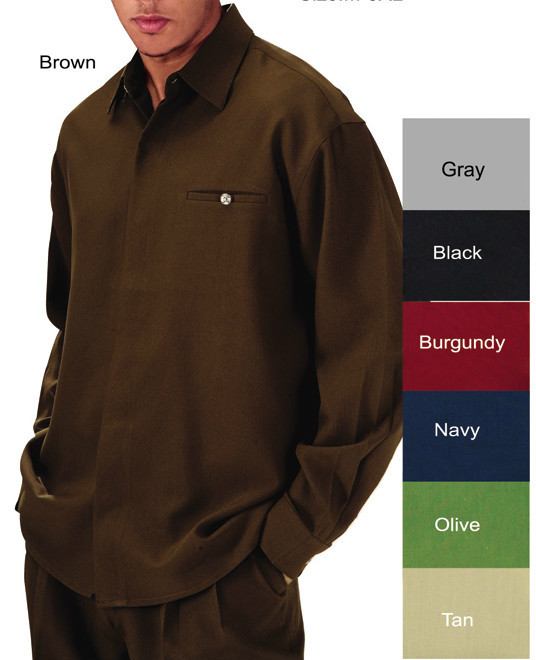 Men’s 2-pc walking suit / casual sets (shirt+pants) by Fortino Landi 2612
