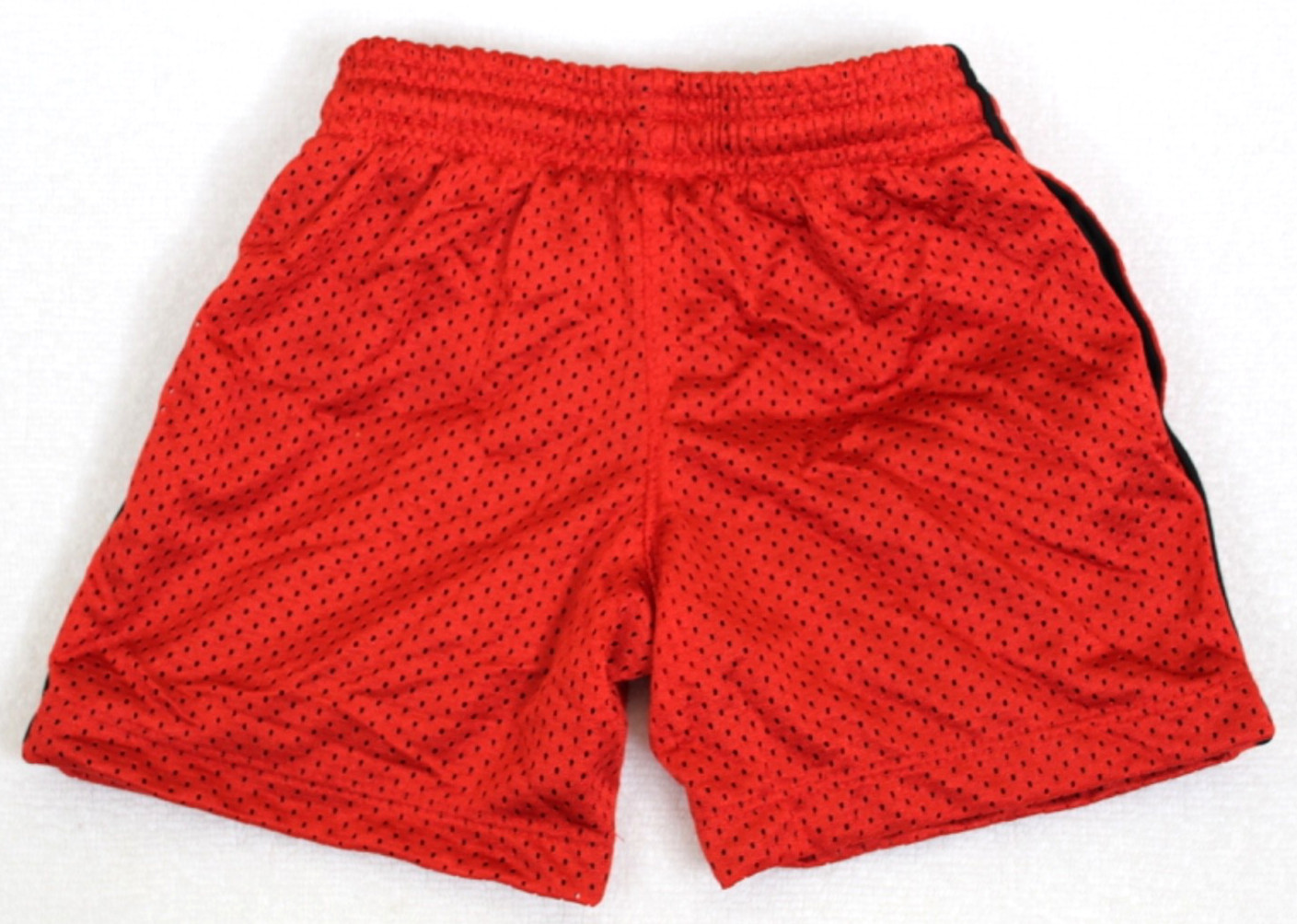 Polo Ralph Lauren Toddler Mesh Athletic Shorts Red with Black Stripe Size 2/2T