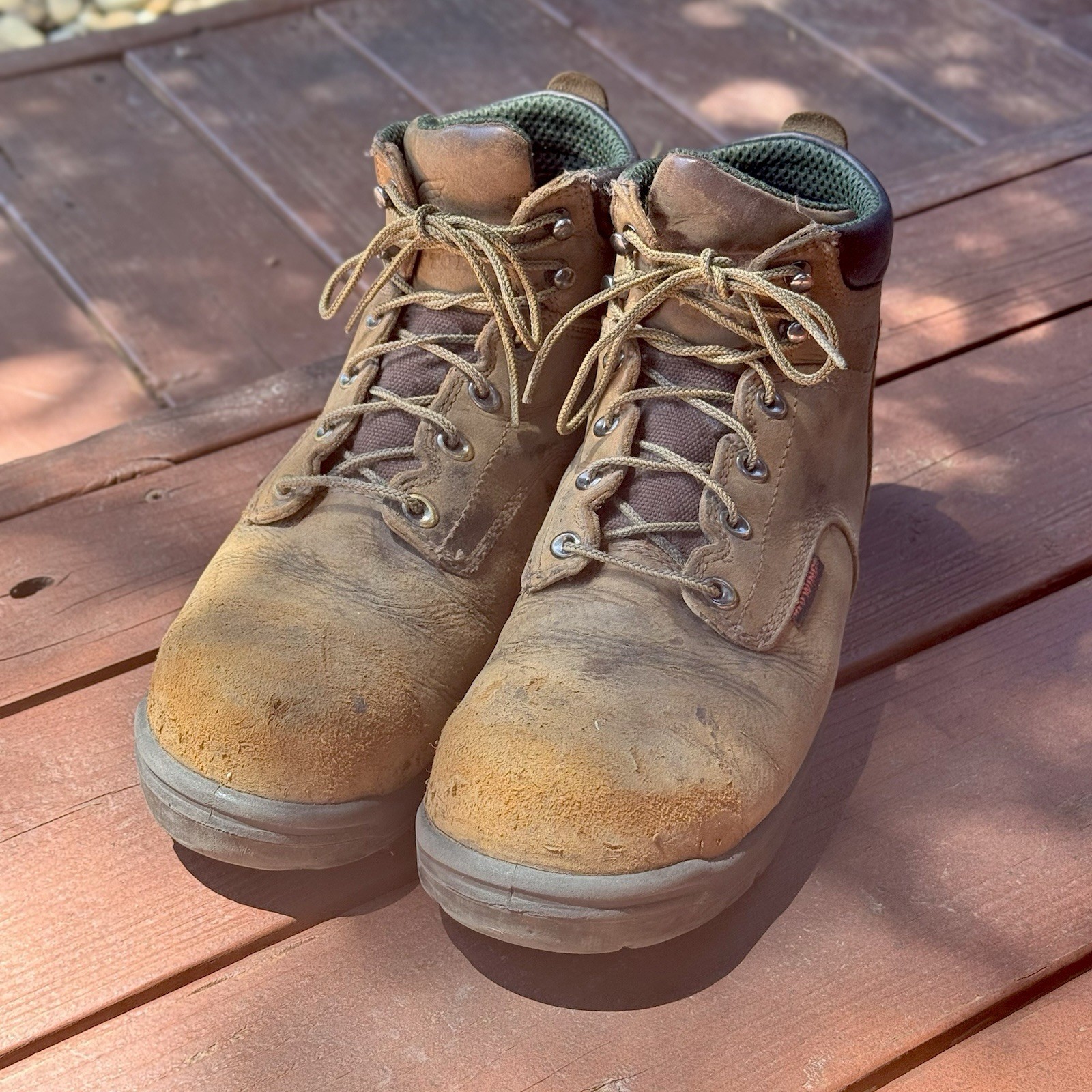 Red Wing Shoes King Toe Men’s Work Boot Size 9.5 US – 42.5 (EU) Steel Toe Brown