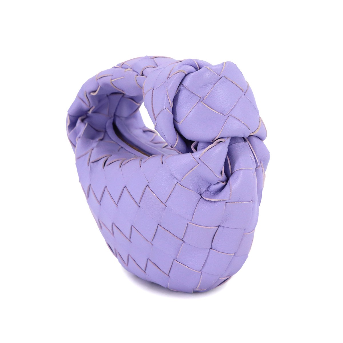 BOTTEGA VENETA Intrecciato Candy Jodie Hand Bag Lether Amethyst 90316569