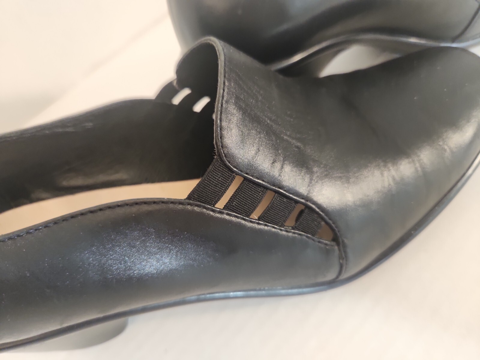 Dansko Black Leather 2.25 in Heel Shoes Size 41 (US 10-10.5)