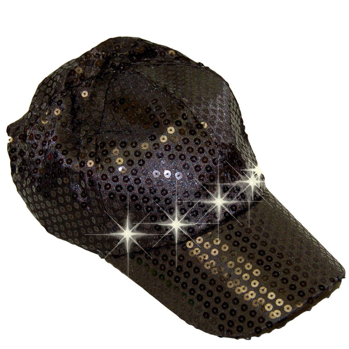 Light-Up LED Hats Sequin Sports Baseball Safety Night Cap Raver Party Club US
