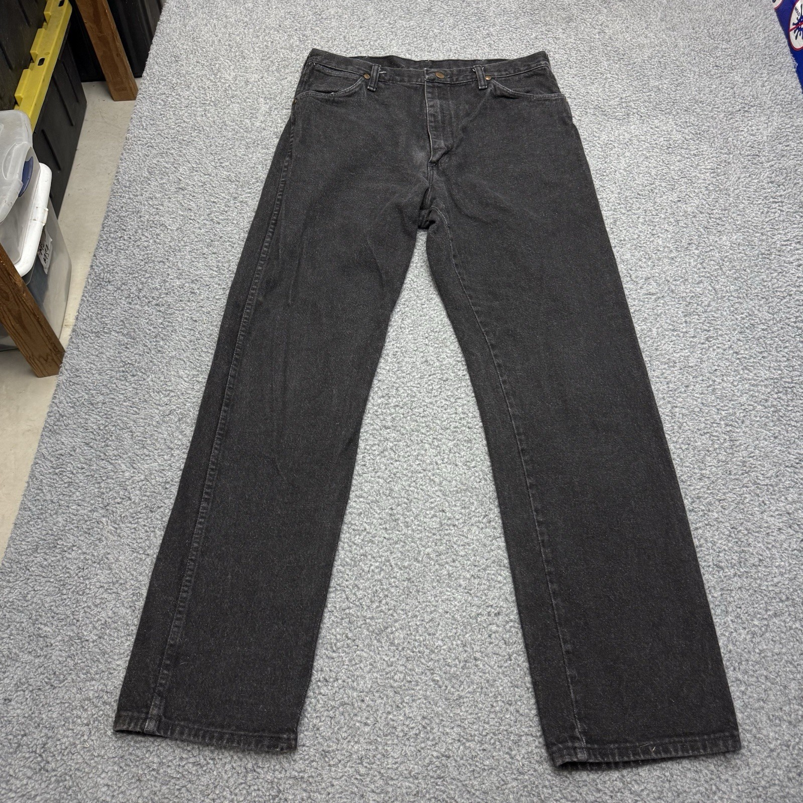 Vintage USA Wrangler Jeans Men’s 35×34 13MWZ Cowboy Cut Black