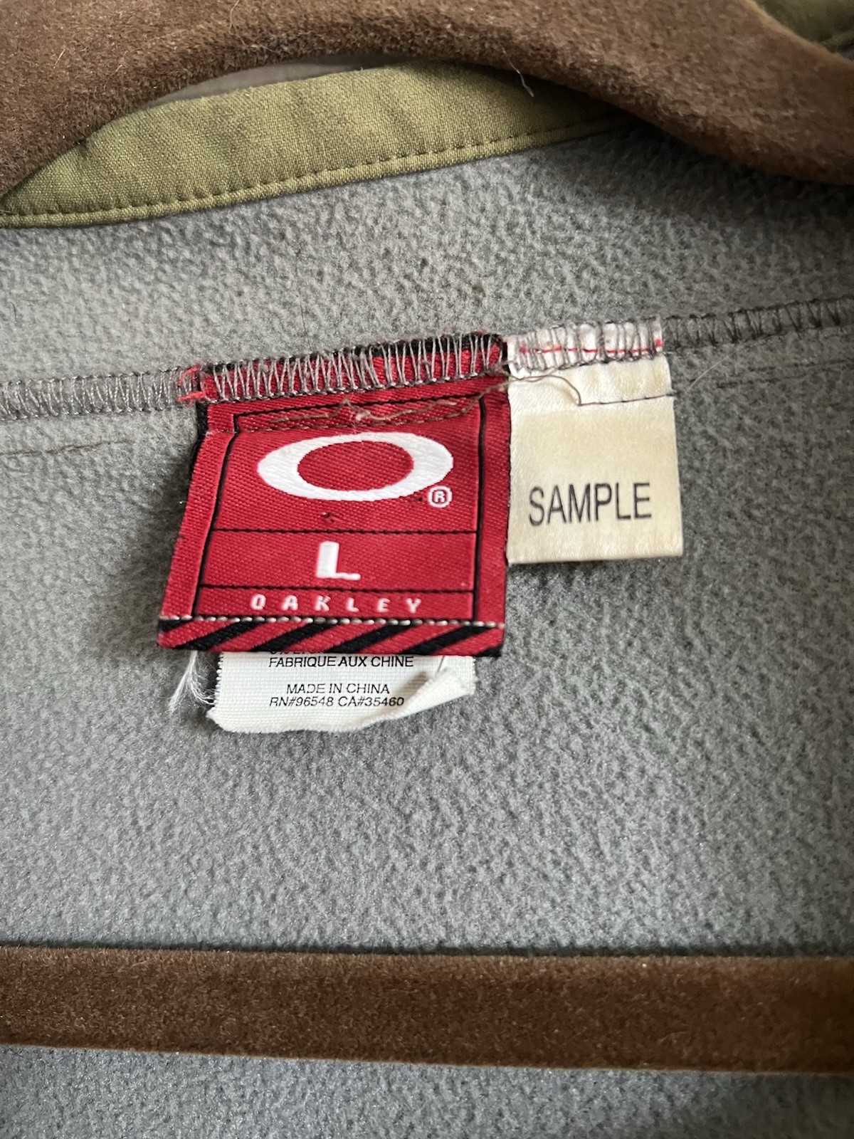 Oakley SAMPLE Airbrake Green Jacket Size large Men’s Rare