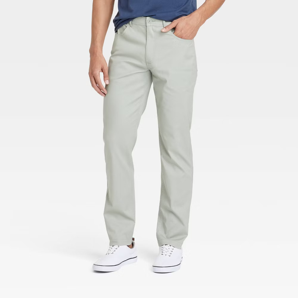 Men Comfort Wear Slim Fit 5-Pocket Pants – Goodfellow & Co –