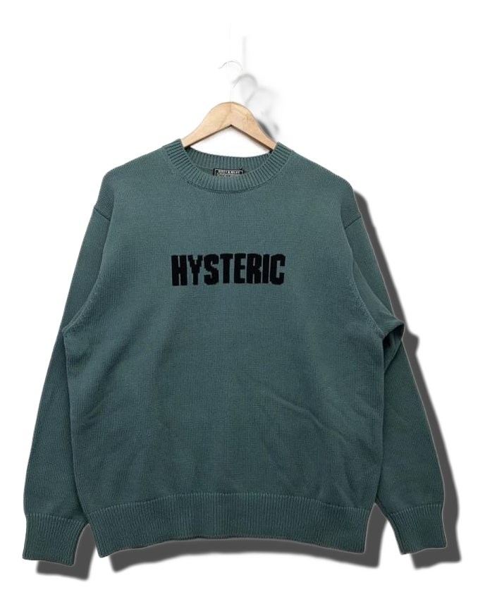 HYSTERIC GLAMOUR THE BAD GIRLS Knit Sweater Size M 02243NS04 Men 4763