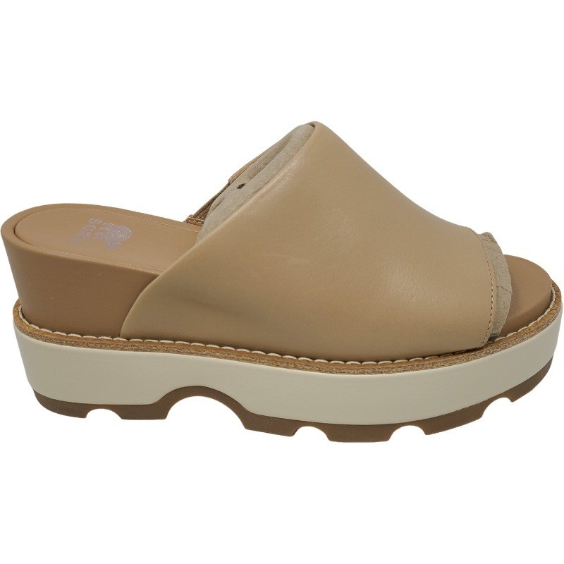 Sorel Joanie IV Slide Wedge Honest Beige/ Gum 2 Women’s Size 7 NWB