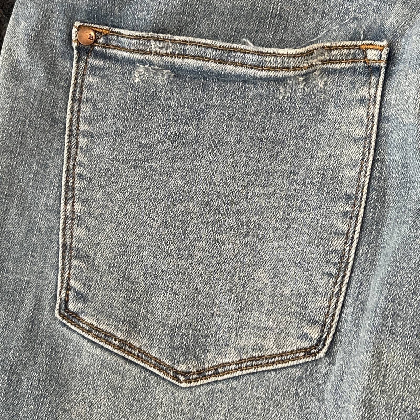 Judy Blue Jeans Control Top Skinny Distressed Jeans Pockets Size 18W Reg Womens