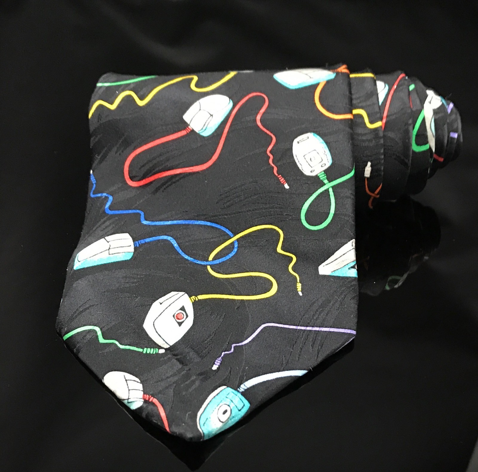 DI GRAVATTE Geek Computer Mouse Unique DESIGN * 100% SILK