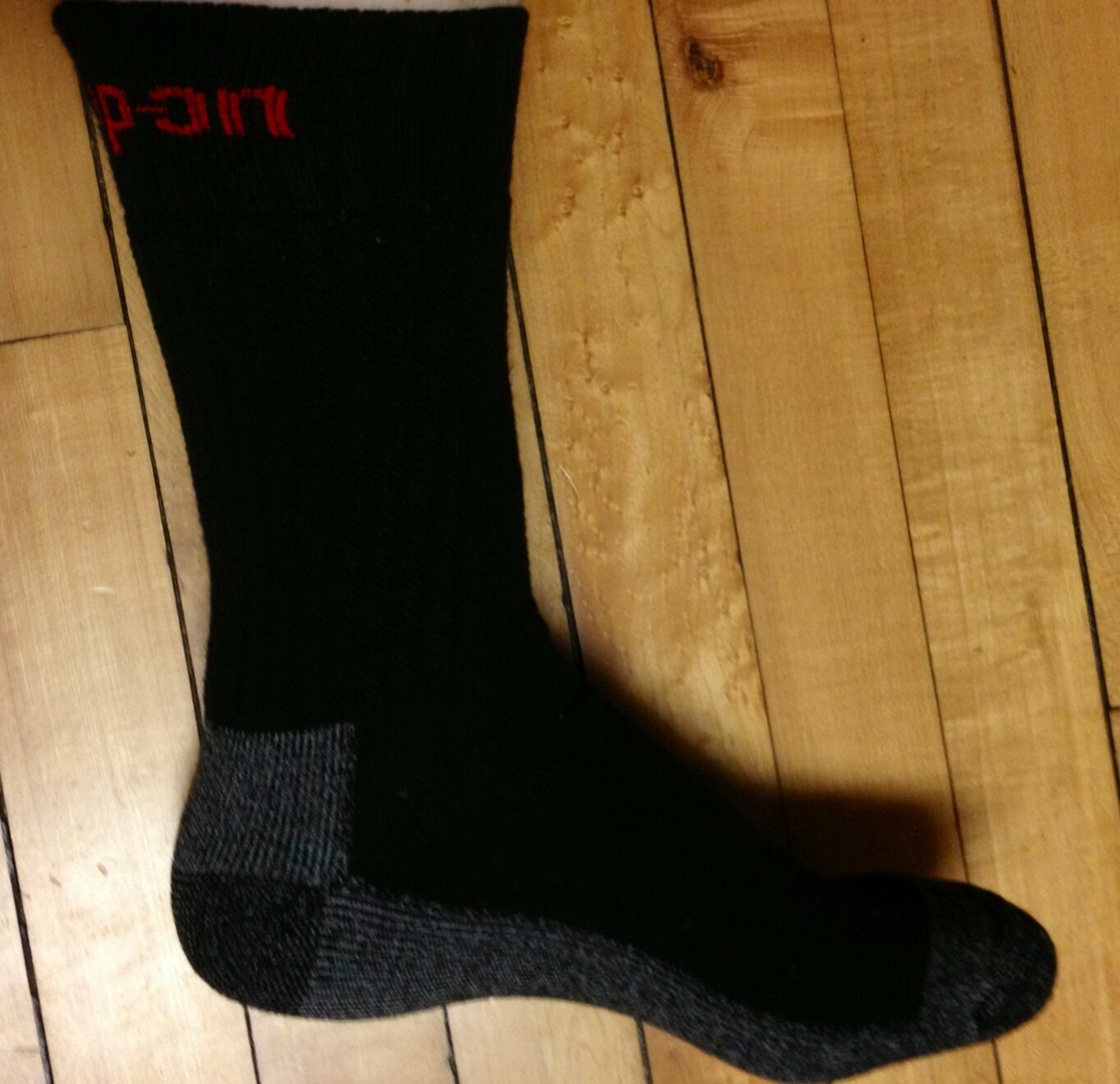 12 Pairs Mens Black Snap On Tools Crew Socks XL FREE Shipping MADE IN USA New!