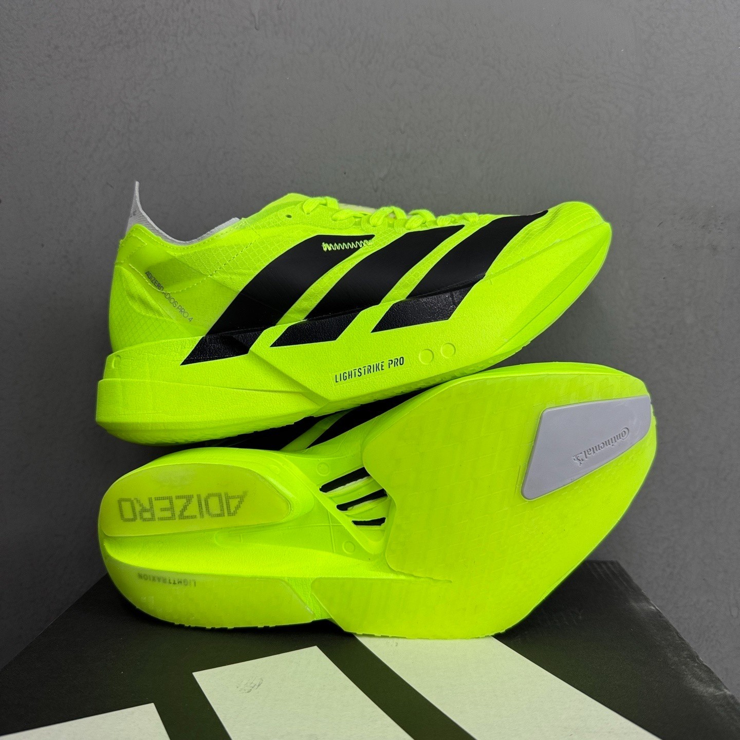adidas Adizero Adios Pro 4 Running Shoes JR6364 Men’s Green
