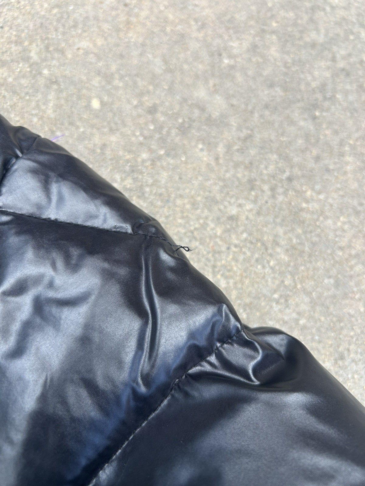 Moncler Black Insulated Zip Up Puffer Jacket with Logo & Zipper Accents