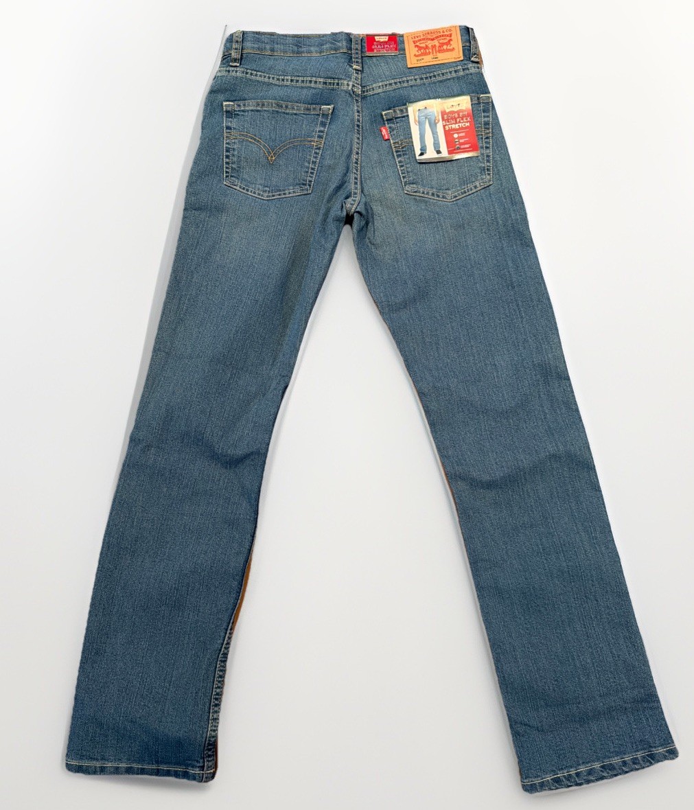 Levi’s 511 Slim Flex Stretch Blue Jeans size 14 Reg Boys NWT Adjustable Waist ￼