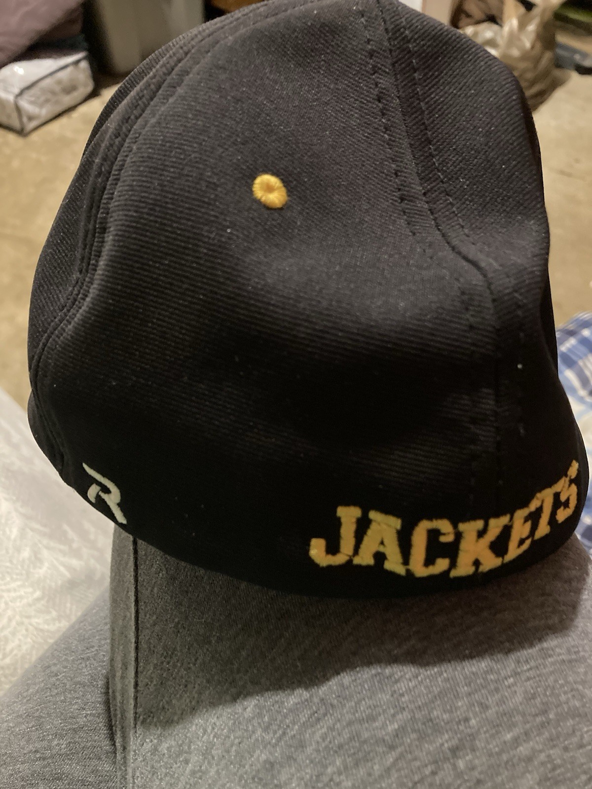 Rawlings Yellow Jacket Hat Baseball Cap Size S-M PTS 20