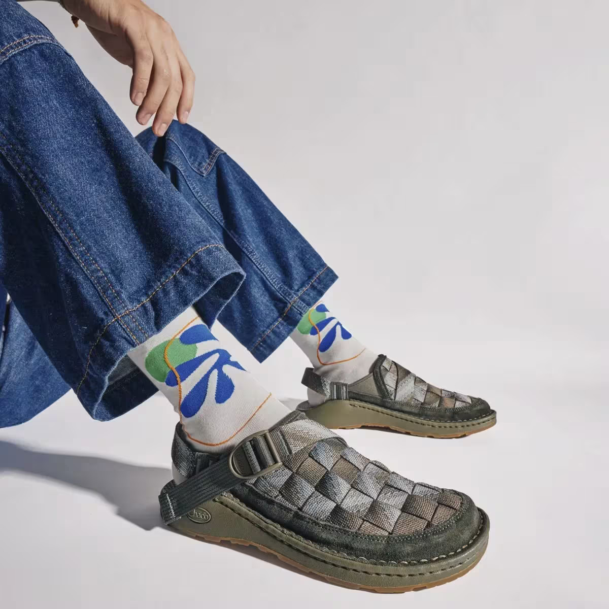 Chaco Men Canyon Woven Clog Shoes