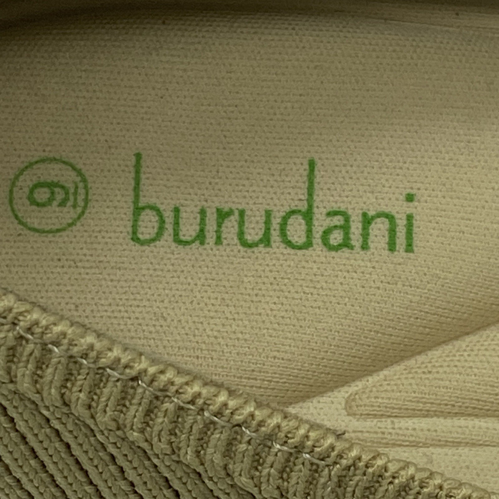 Burudani Womens Beige Ribbed Knit Block Heel Pumps Square Toe Size 9 Tan Shoes