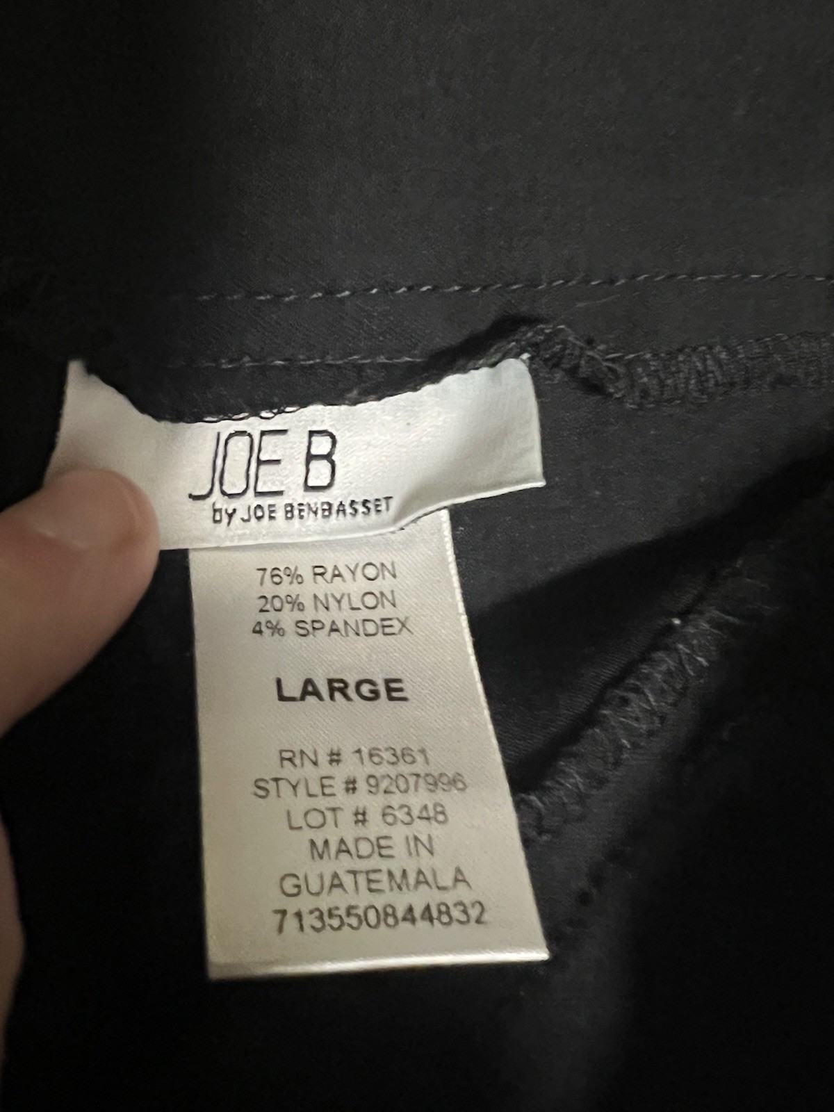 Joe B by Joe Benbasset Black Blue Beige 3 Pencil Skirts Large Casual Office