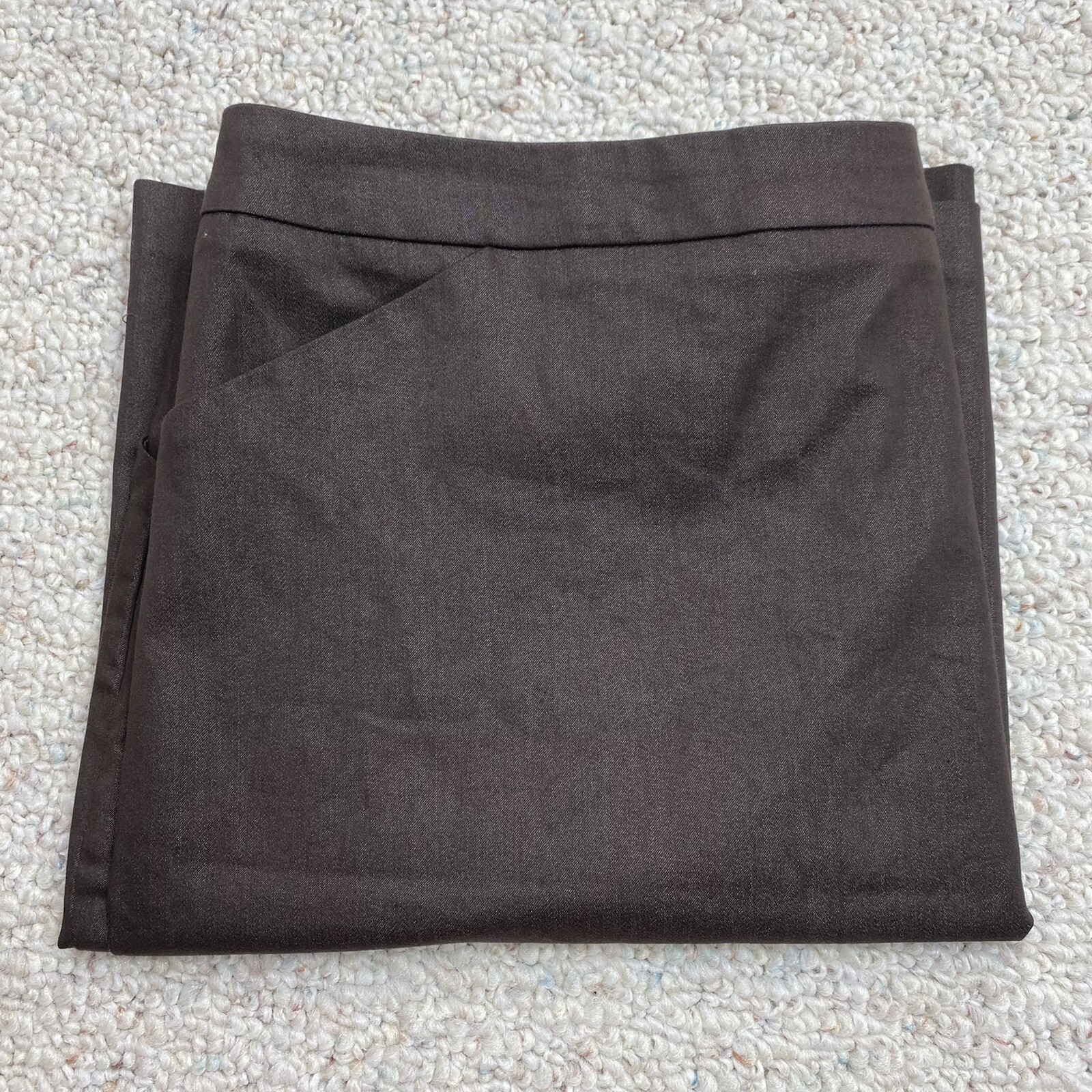 New York & Co Skirt sz 18 Brown Pencil Dark Academia Corporate Office Workwear