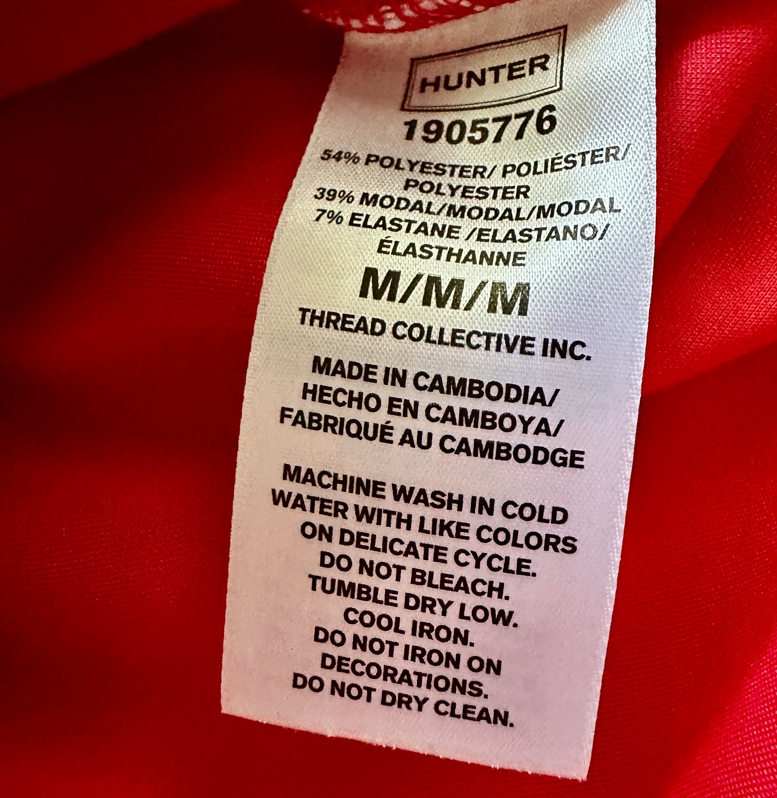 Hunter Women’s Embossed Pullover, Red