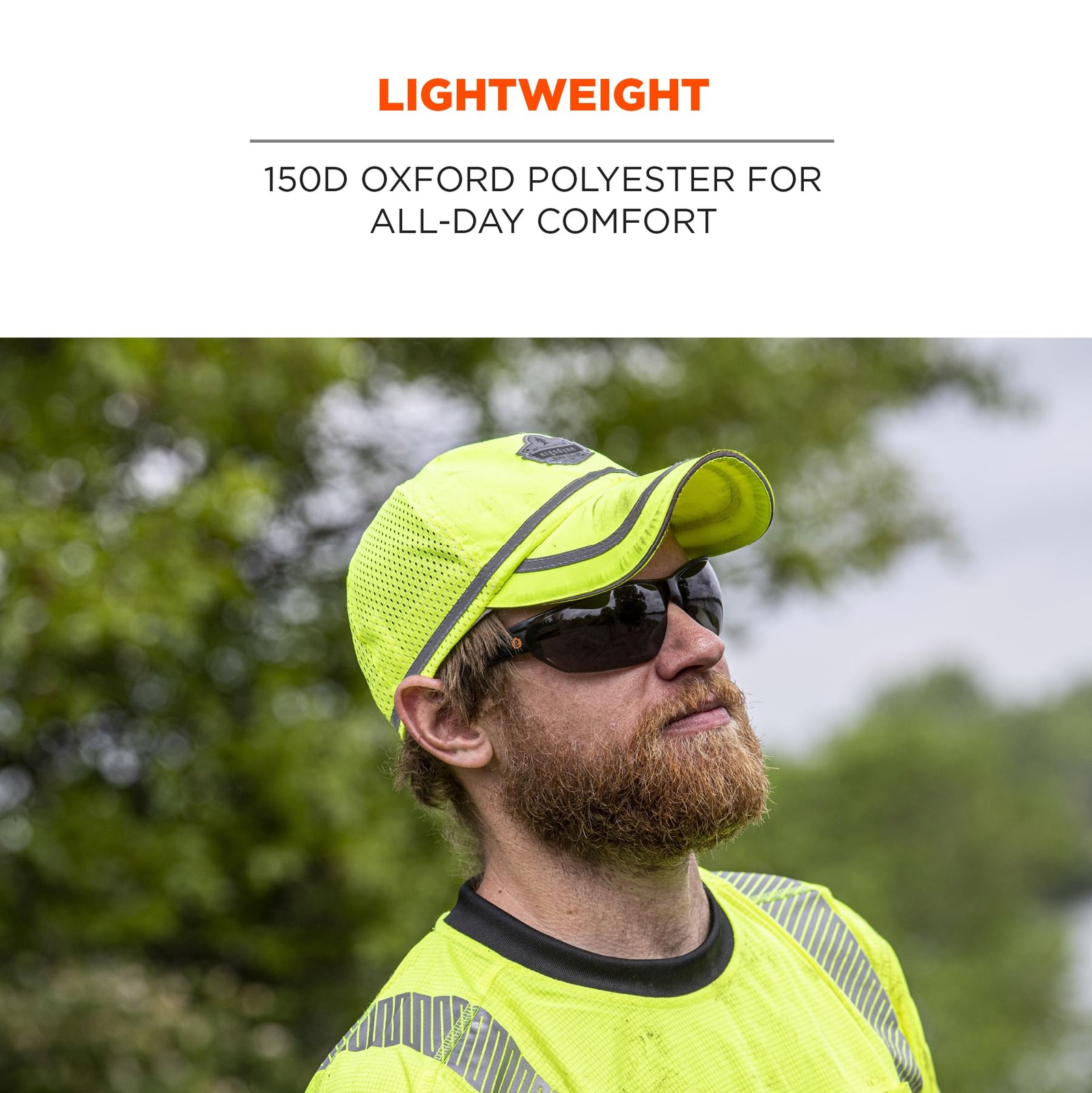 Ergodyne mens High Visibility, Reflective Hat Cap, Lime, One Size, Lime