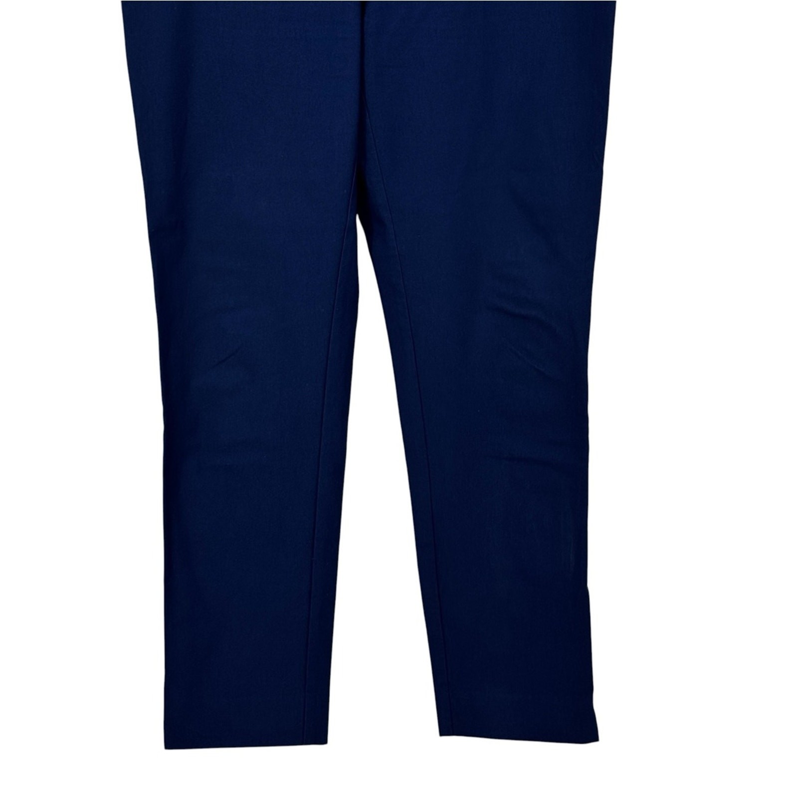 Chico’s 1.5 (Reg 10) Ankle Blue Rayon/Nylon/Span Brigette So Slimming Pants