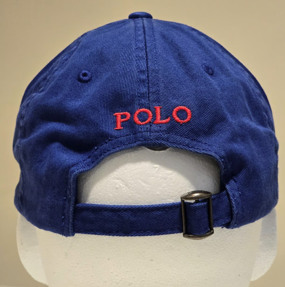 Polo Ralph Lauren Men’s One Size Cotton Chino Adjustable Ball Cap Royal Blue