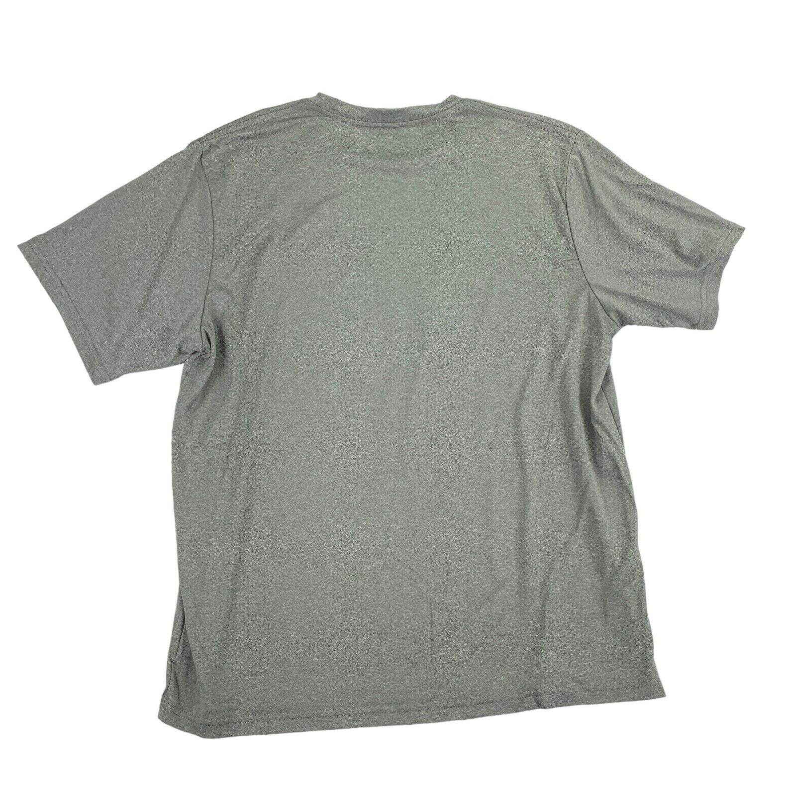 Bass Outdoor Mens Performance Logo Graphic Crewneck Short Sleeve T-Shirt Gray L