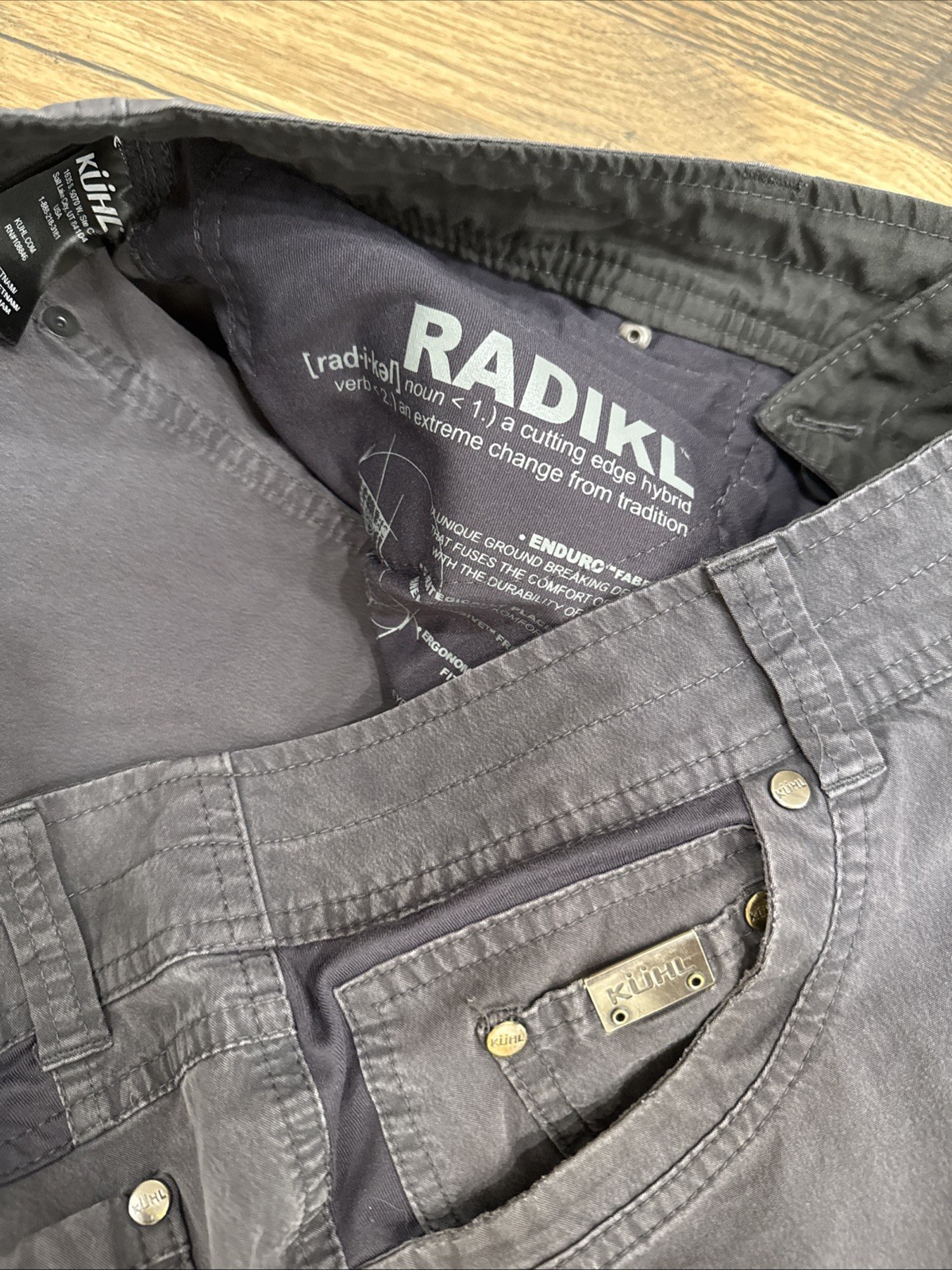 Kuhl Radikl Pants Mens 40×32 Technical Hiking Performance Stretch Pants. 2 Pairs