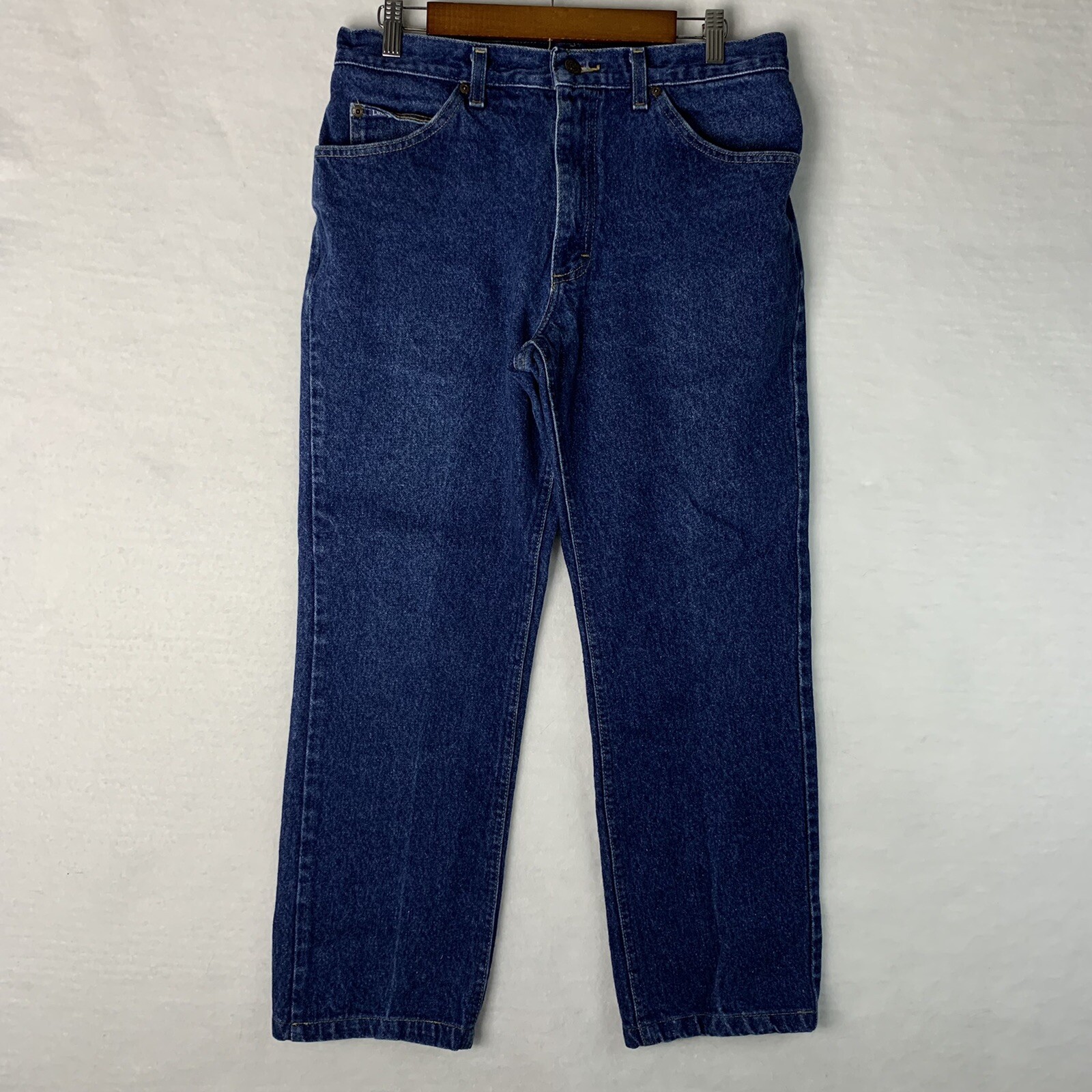 Vintage Lee Jeans Size Mens 32/27 Straight Leg Relaxed
