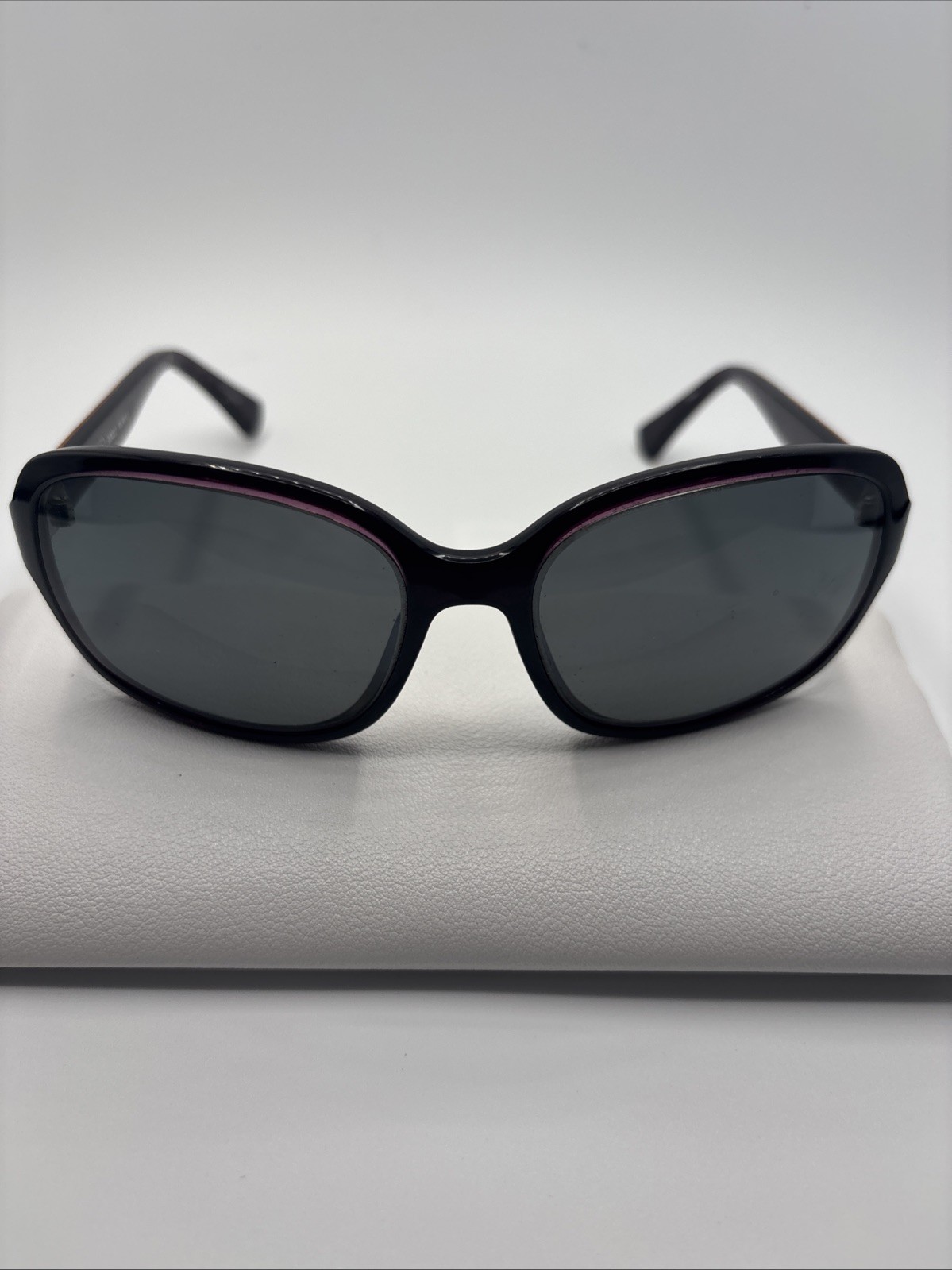 Coach Sunglasses S3012 Purple Black Round Sparkle 125mm Frame Only #C210