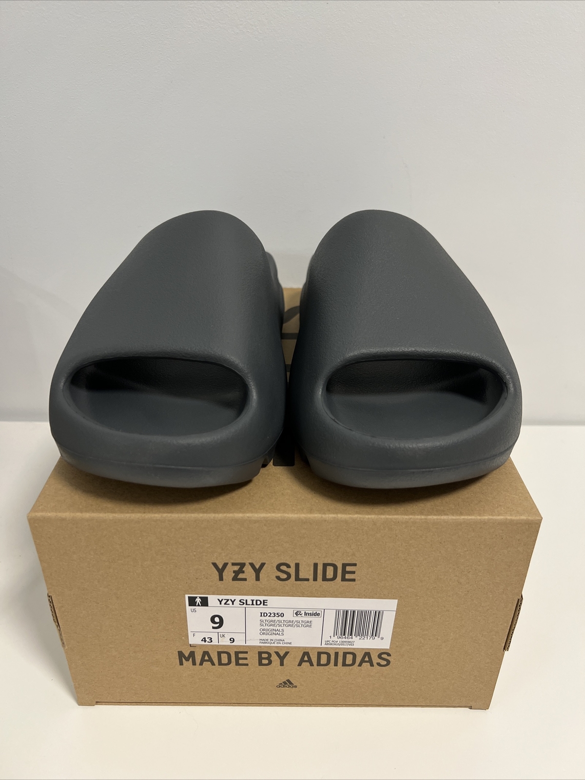 Adidas Yeezy Slide ID2350 Slate Grey Size 9 – NEW & AUTHENTIC