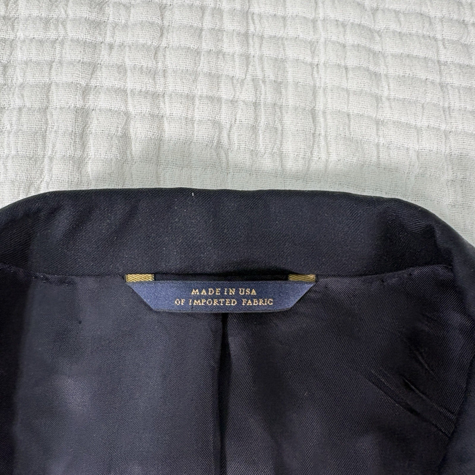 Brooks Brothers Jacket 50L Blue 1818 Madison Estrato Wool Blazer Sports Coat