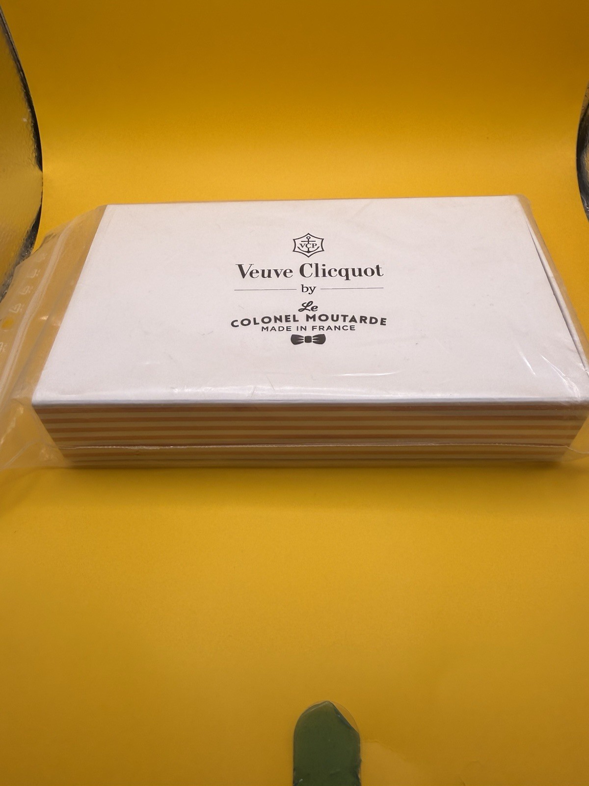 Veuve Clicquot Champagne Colonel Moutarde Bow Tie NEW In Box – 10 Available