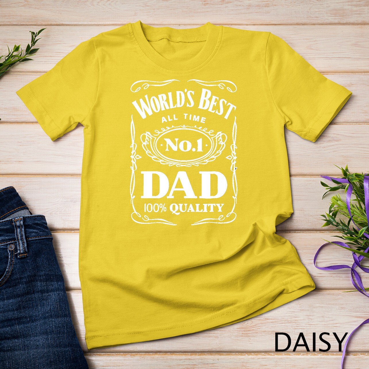 World´s Best No. 1 Dad – Daddy – Father – Gift T-Shirt Unisex T-shirt