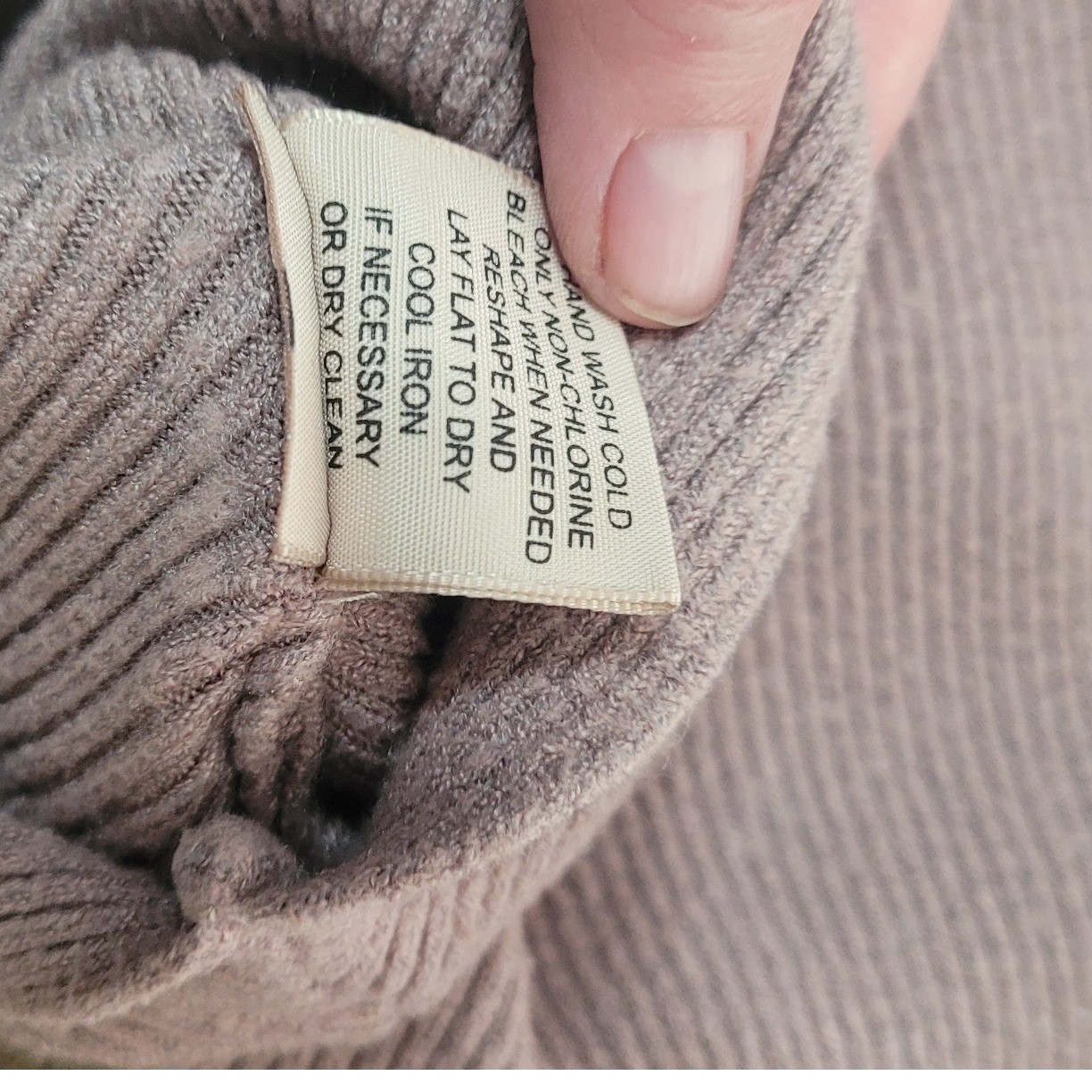 Philosophy Republic Clothing Mauve Ribbed Batwing Dolman Sleeve Sweater Large